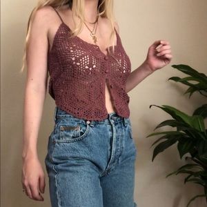 SOLD!! Crochet Tank Top